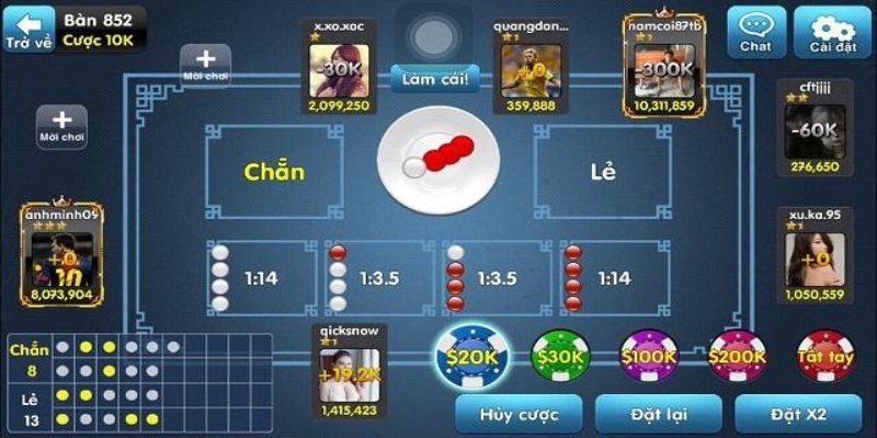 Luật chơi xóc đĩa Hipclub cho người mới