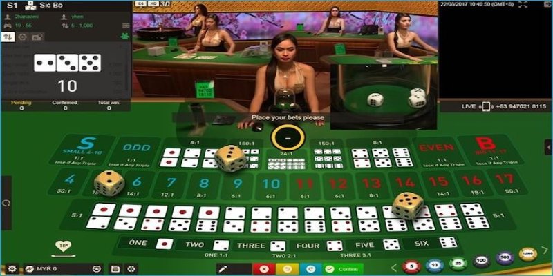 Sicbo livestream Hipclub đa dạng hình thức đặt cược